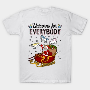 Unicorny Ugly Christmas Sweater T-Shirt